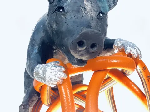 HC-LUMIUS Baby Orange with Piggy Petertje No. 01